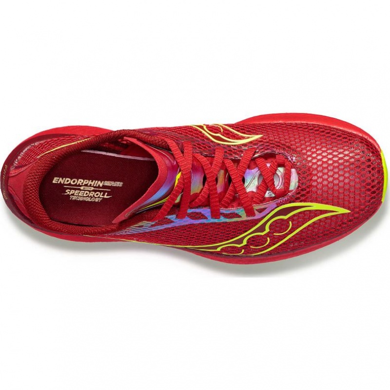 Red Saucony Endorphin Pro 3 Men's Running Shoes | EGYPT LQCXIP