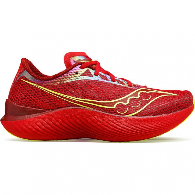 Red Saucony Endorphin Pro 3 Men\'s Running Shoes | EGYPT LQCXIP