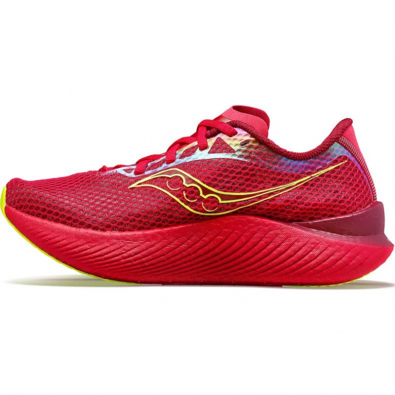 Red Saucony Endorphin Pro 3 Women's Running Shoes | EGYPT YNMFWV