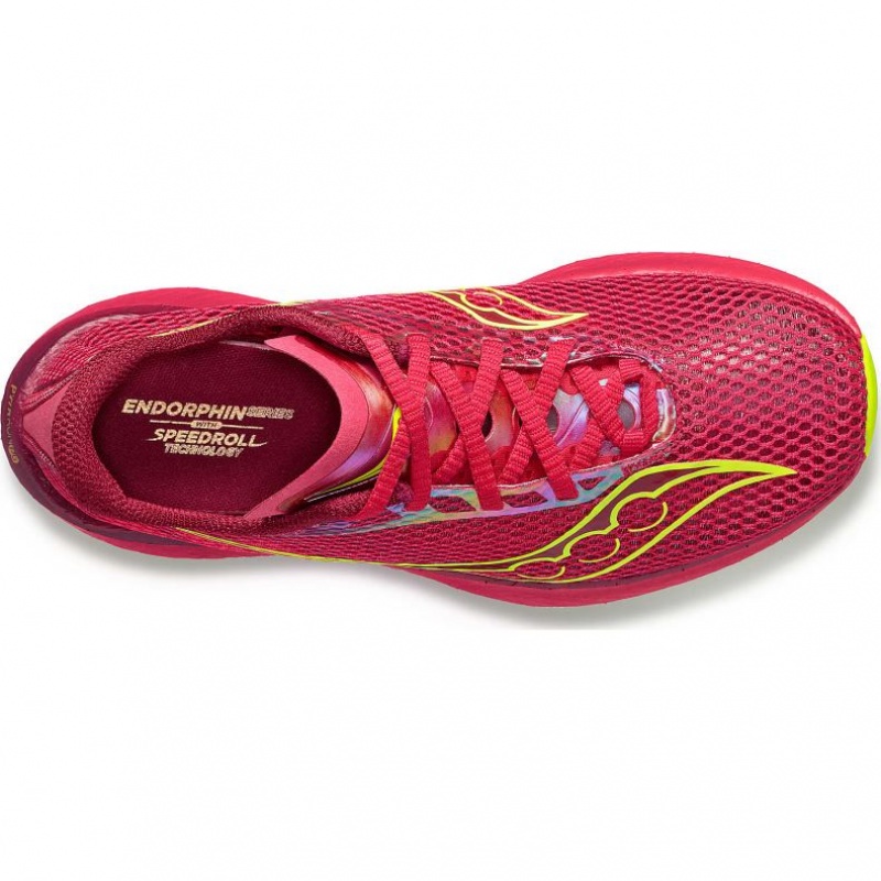 Red Saucony Endorphin Pro 3 Women's Running Shoes | EGYPT YNMFWV