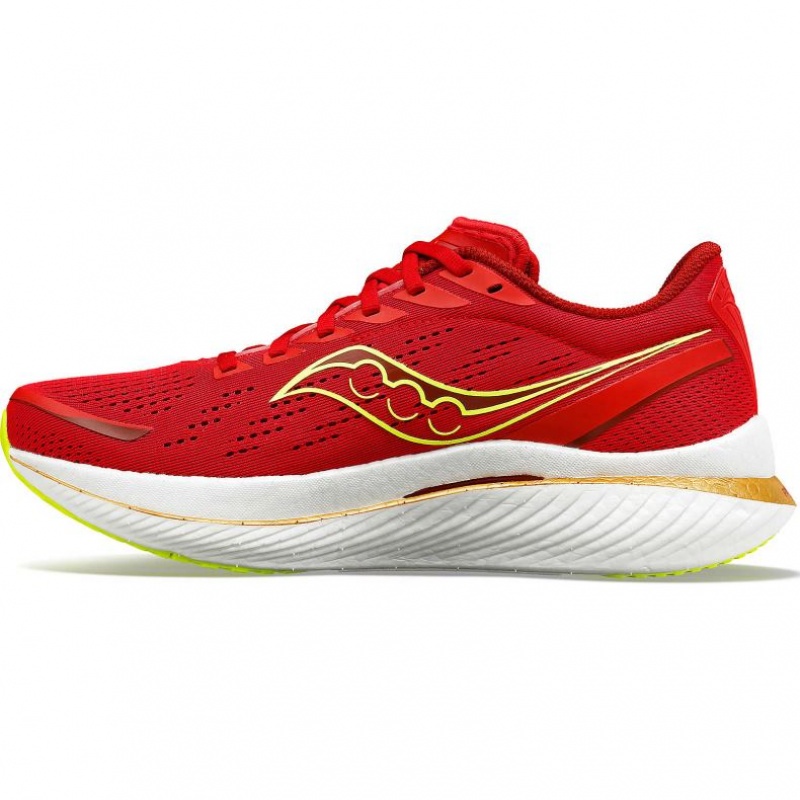 Red Saucony Endorphin Speed 3 Men's Running Shoes | EGYPT JEWINR