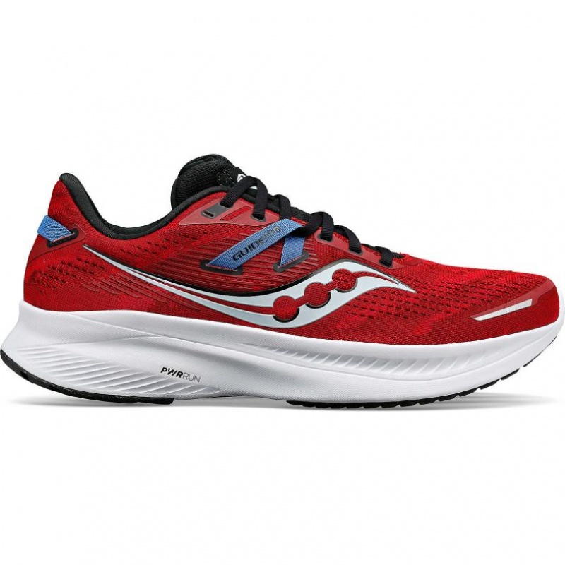 Red Saucony Guide 16 Men\'s Running Shoes | EGYPT KWOIZF