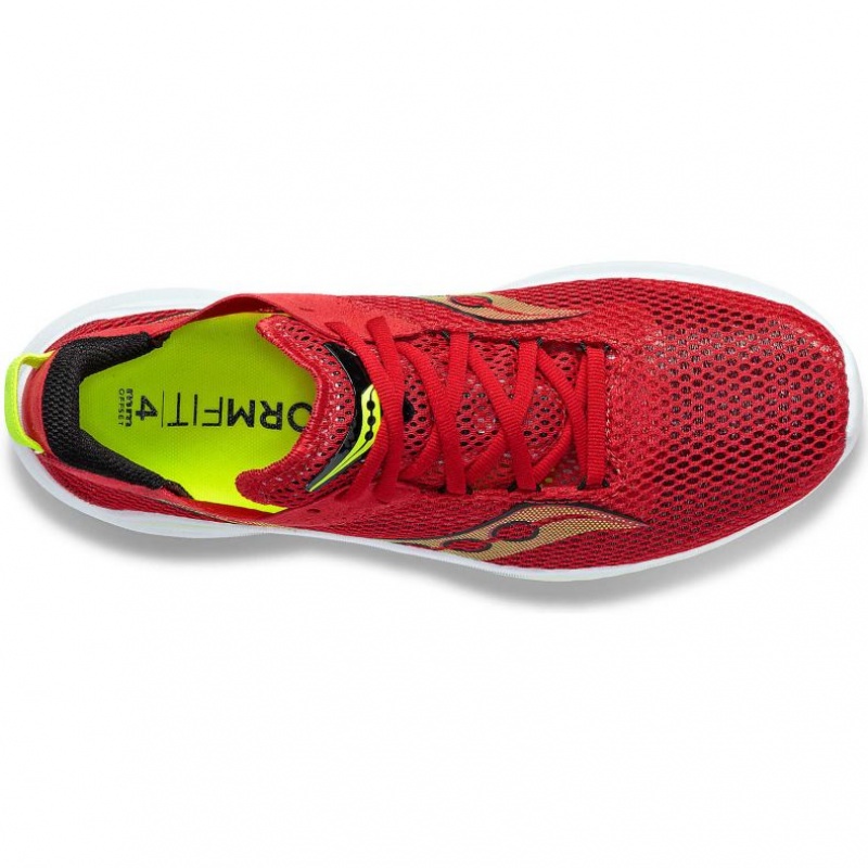 Red Saucony Kinvara 14 Men's Running Shoes | EGYPT SRCVFD