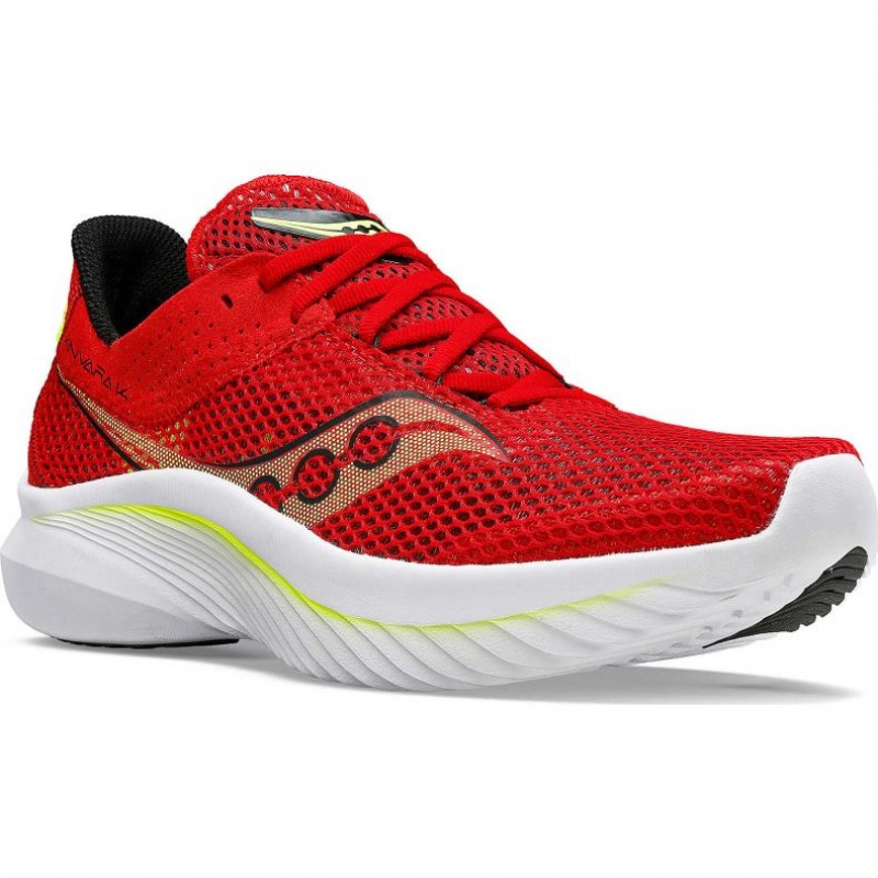 Red Saucony Kinvara 14 Men's Running Shoes | EGYPT SRCVFD