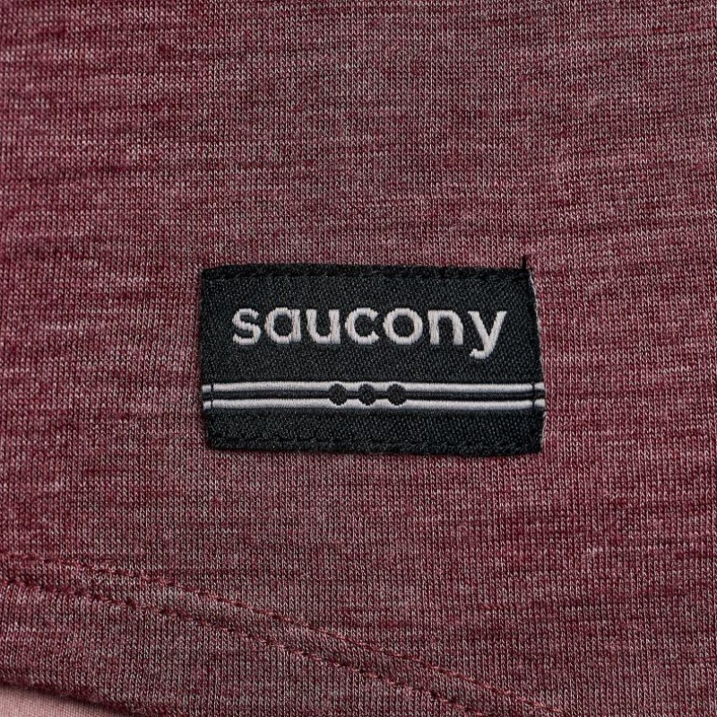 Red Saucony Peregrine Merino Long Sleeve Women's T-Shirt | EGYPT XAOUDC