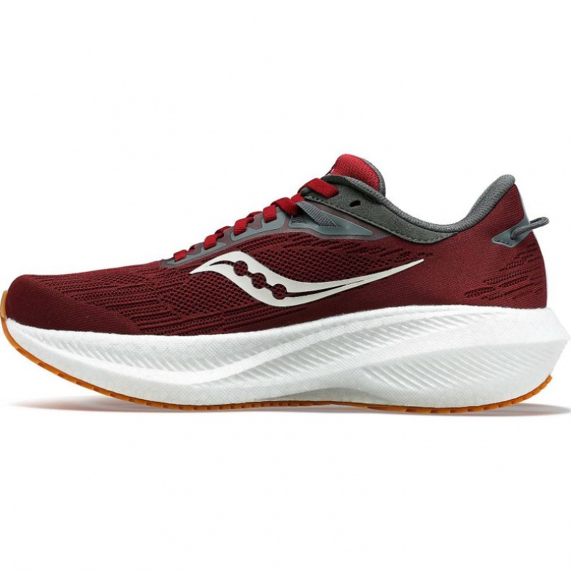 Red Saucony Triumph 21 Men's Running Shoes | EGYPT UGOPBE