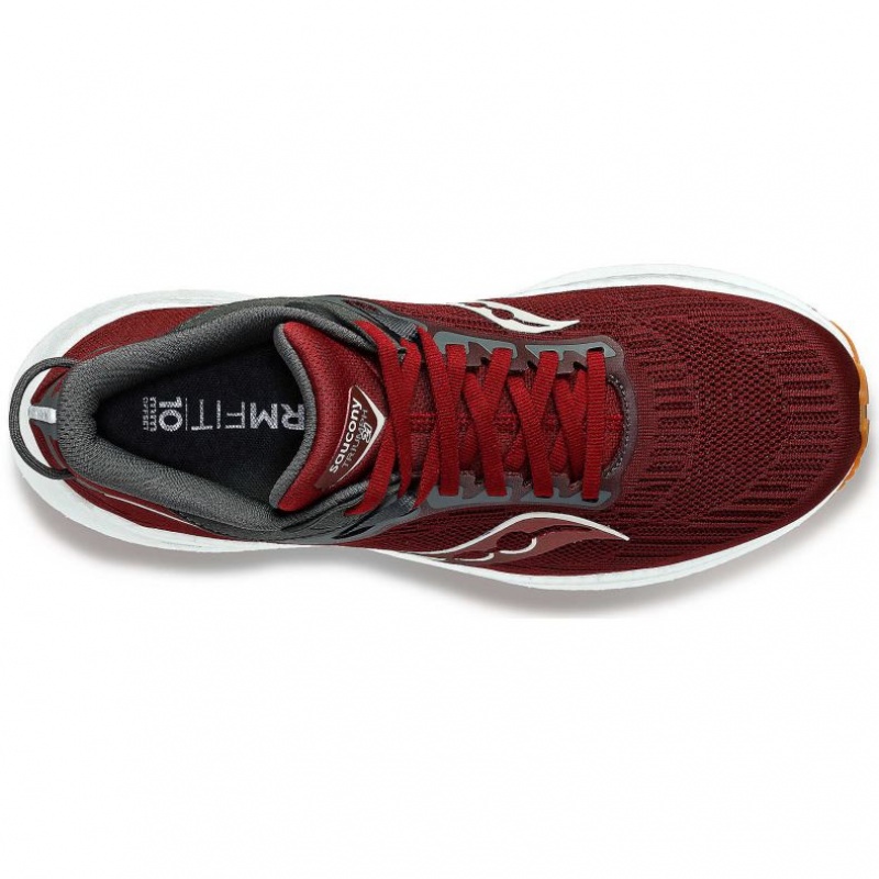 Red Saucony Triumph 21 Men's Running Shoes | EGYPT UGOPBE