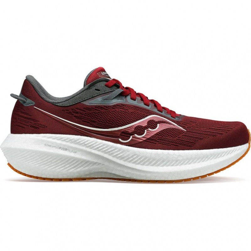 Red Saucony Triumph 21 Men\'s Running Shoes | EGYPT UGOPBE