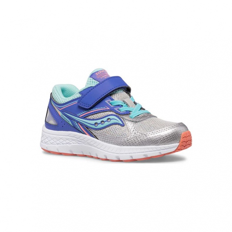 Silver Saucony Cohesion 14 A/C Big Kids' Sneakers | EGYPT AELSOP