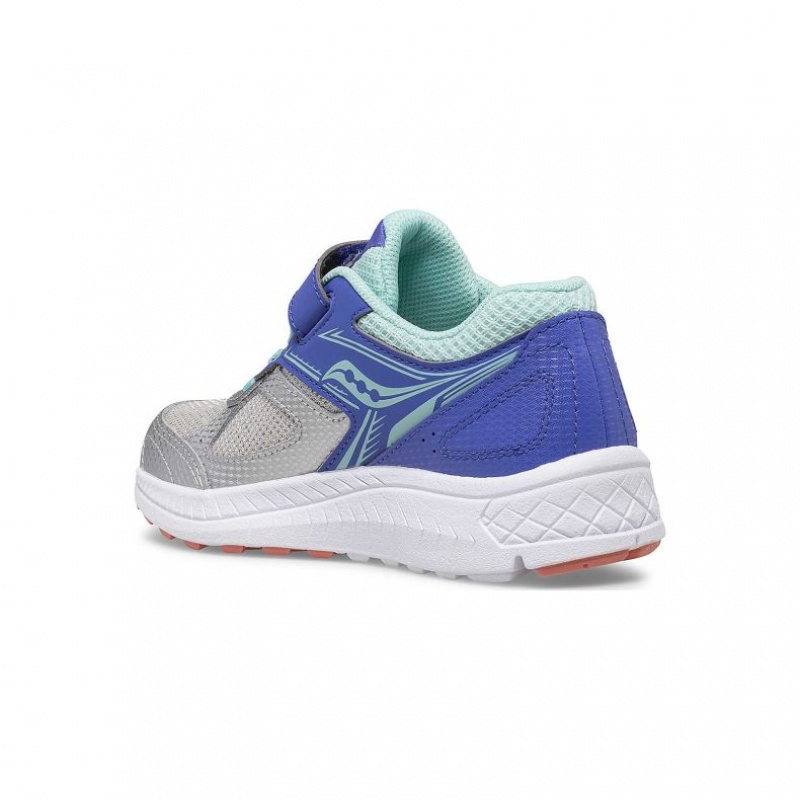 Silver Saucony Cohesion 14 A/C Big Kids' Sneakers | EGYPT AELSOP