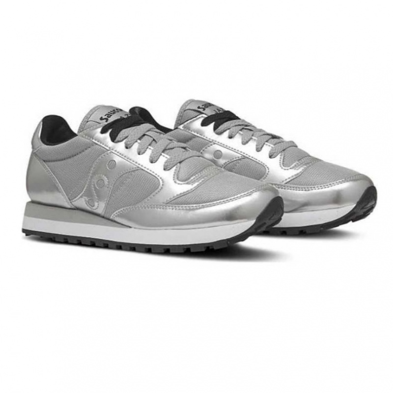 Silver Saucony Jazz Original Women's Sneakers | EGYPT ZLKHND