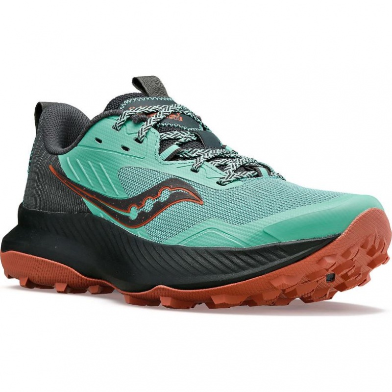 Turquoise Saucony Blaze TR Women's Trail Running Shoes | EGYPT HIBDSL