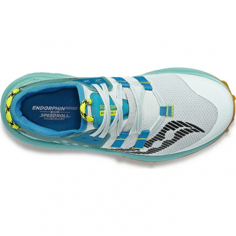 Turquoise Saucony Endorphin Rift Women's Trail Running Shoes | EGYPT MZVSJX