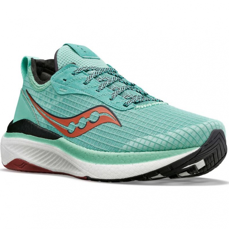 Turquoise Saucony Freedom Crossport Women's Running Shoes | EGYPT GWYFMA