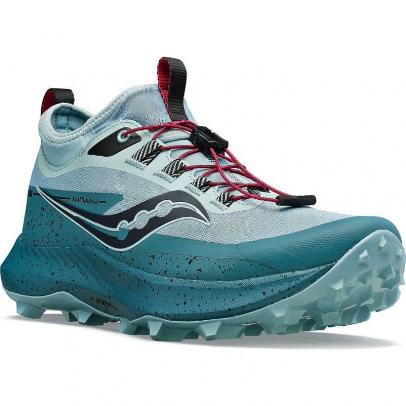 Turquoise Saucony Peregrine 13 ST Women's Trail Running Shoes | EGYPT ETYVSB