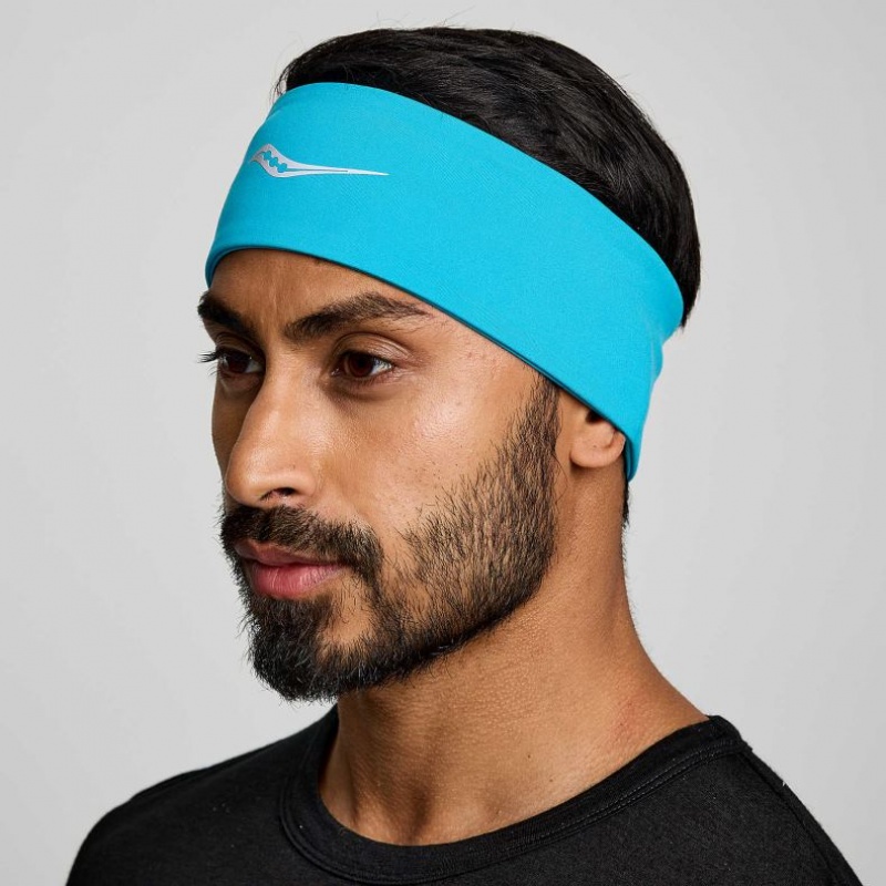 Turquoise Saucony Solstice Men\'s Headband | EGYPT QESGDO