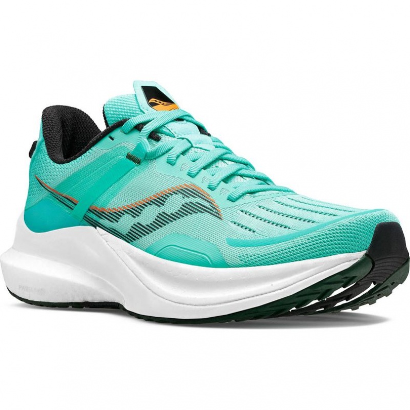 Turquoise Saucony Tempus Men's Running Shoes | EGYPT WEKDRM