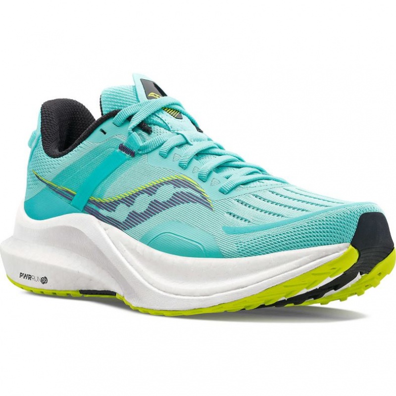 Turquoise Saucony Tempus Women's Running Shoes | EGYPT BYNXJV