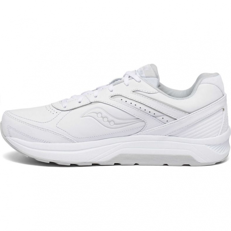 White Saucony Echelon Walker 3 Extra Men's Wide Running Shoes | EGYPT YLXEFW