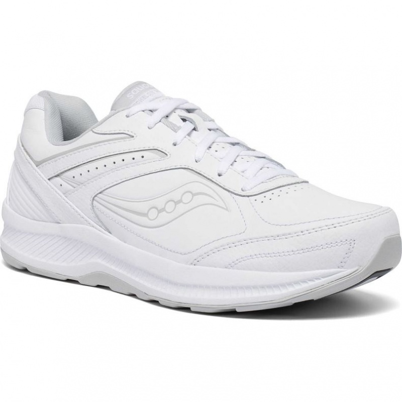 White Saucony Echelon Walker 3 Men's Walking Shoes | EGYPT NIPBSO