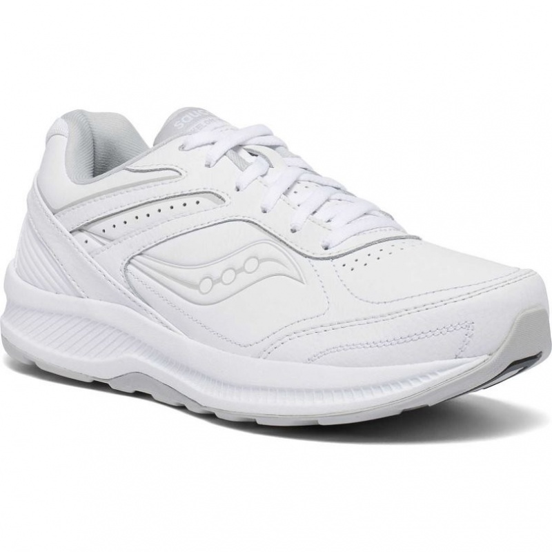 White Saucony Echelon Walker 3 Women's Walking Shoes | EGYPT FKPESV