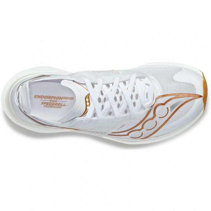 White Saucony Endorphin Elite Women's Running Shoes | EGYPT NVUJRC