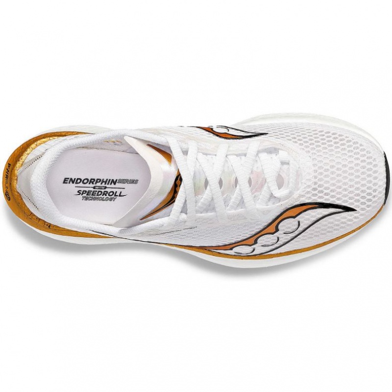 White Saucony Endorphin Pro 3 Women's Running Shoes | EGYPT ORLGDW