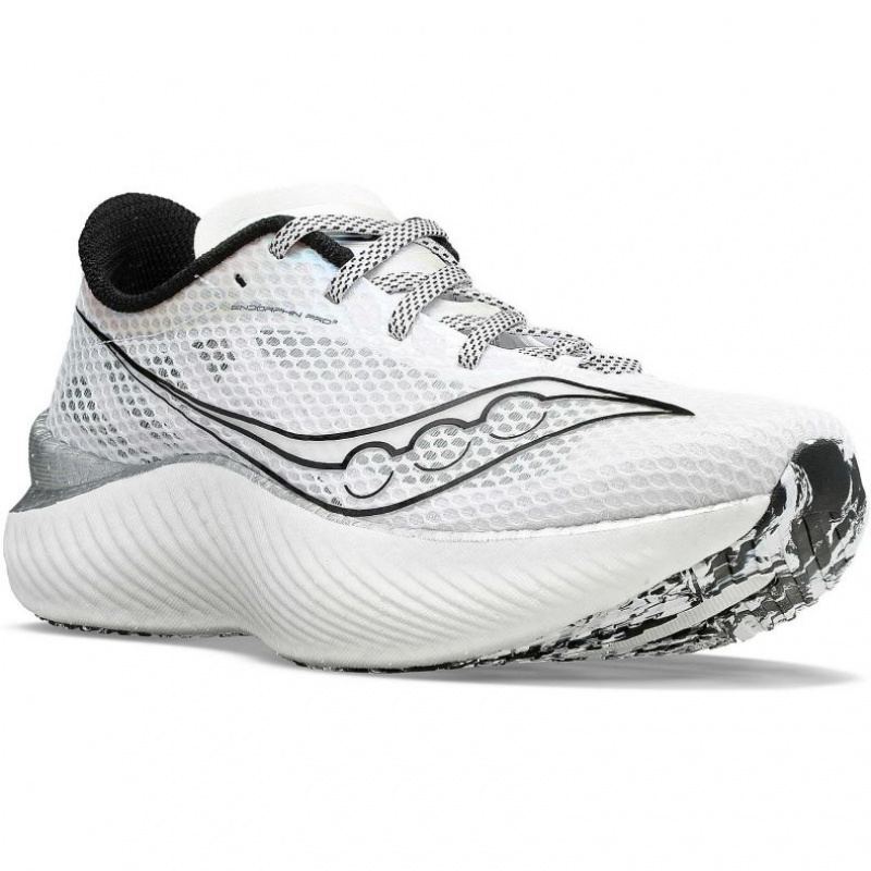 White Saucony Endorphin Pro 3 Women's Running Shoes | EGYPT LYXPAN