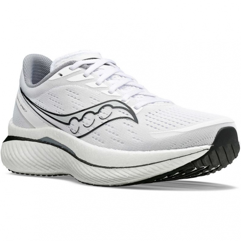 White Saucony Endorphin Speed 3 Men's Running Shoes | EGYPT GJQVHZ