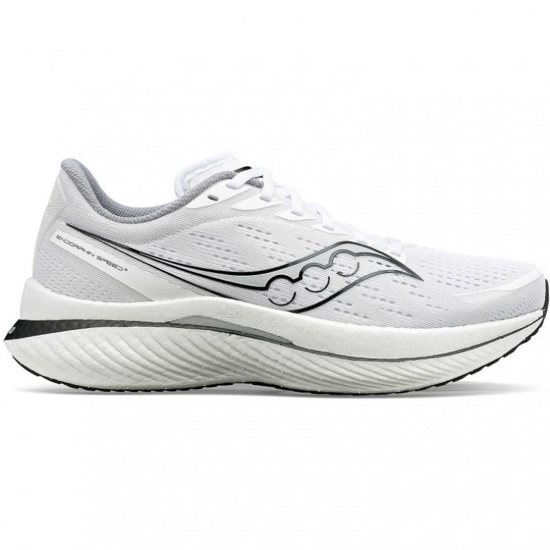 White Saucony Endorphin Speed 3 Men\'s Running Shoes | EGYPT GJQVHZ