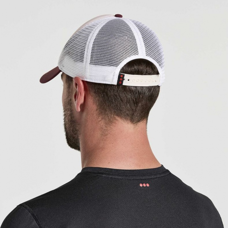 White Saucony Foamie Men's Trucker Hats | EGYPT NZVYAR