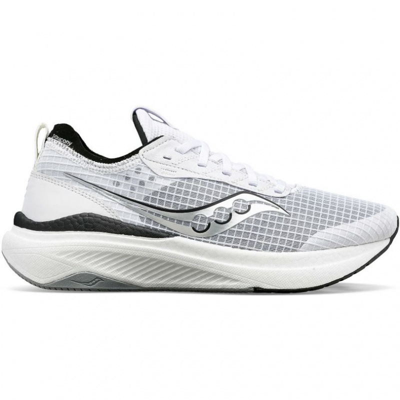 White Saucony Freedom Crossport Men\'s Running Shoes | EGYPT UWCETN