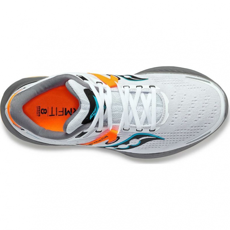 White Saucony Guide 16 Men's Running Shoes | EGYPT BWMIGR