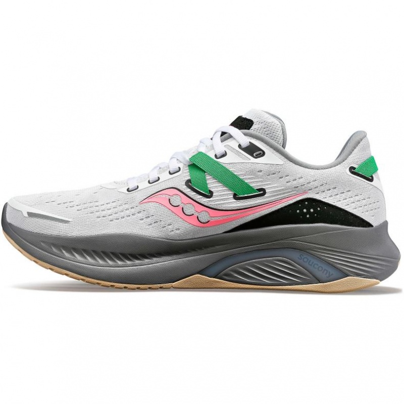 White Saucony Guide 16 Women's Running Shoes | EGYPT IUPONT