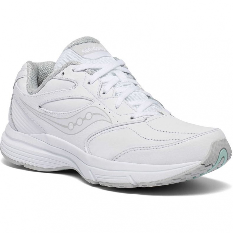 White Saucony Integrity Walker 3 Extra Women's Wide Running Shoes | EGYPT CGRJZU