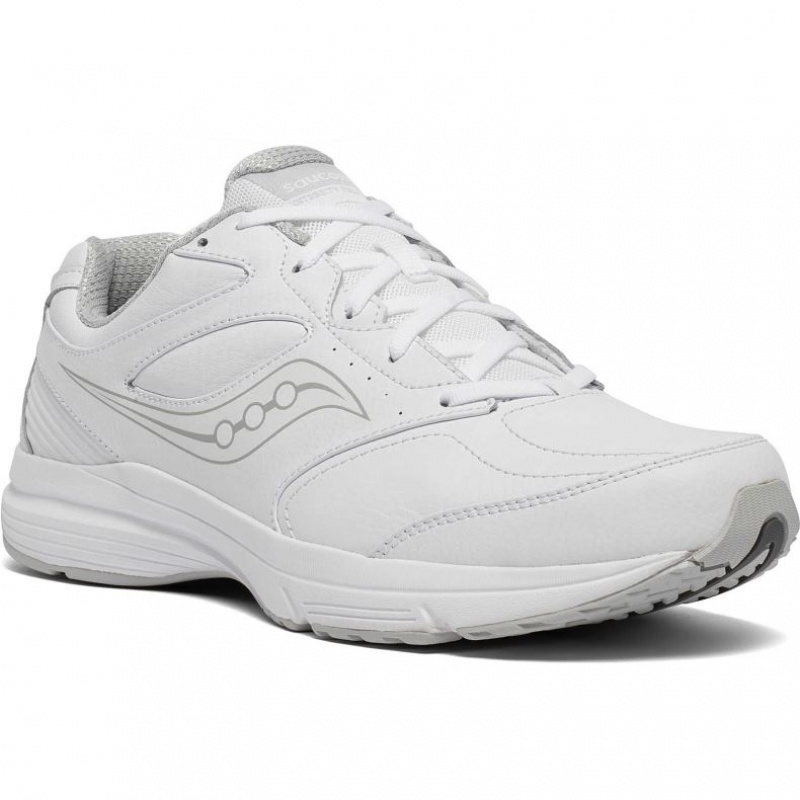 White Saucony Integrity Walker 3 Men's Walking Shoes | EGYPT OXYUIJ