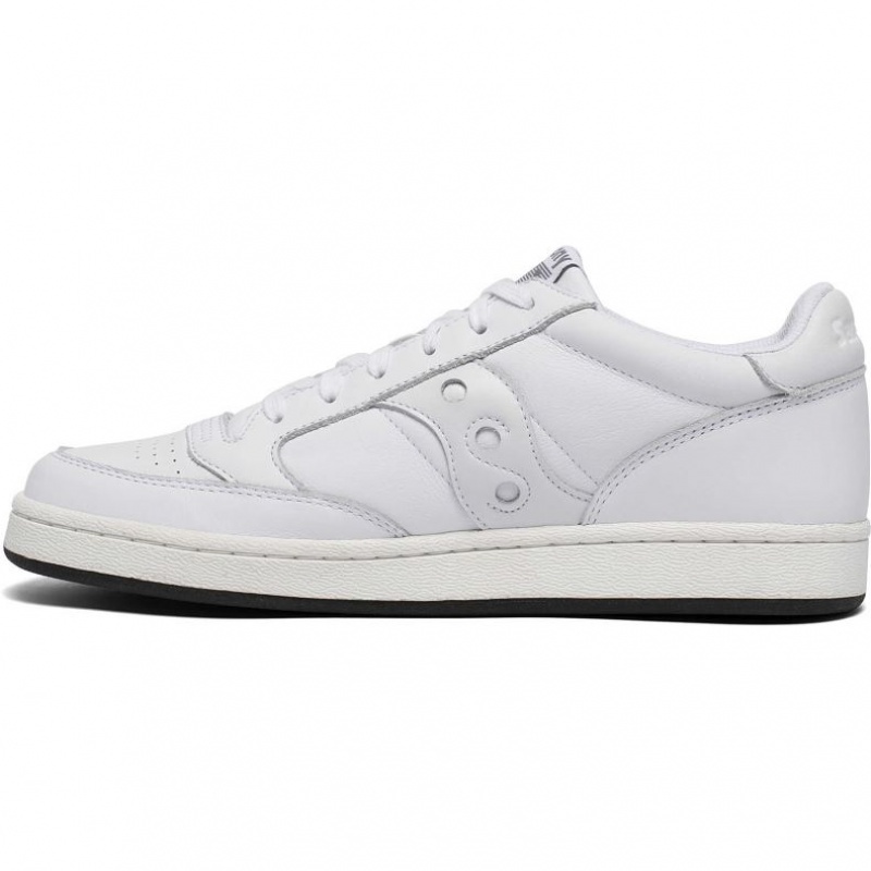 White Saucony Jazz Court Men's Sneakers | EGYPT MVWDGY