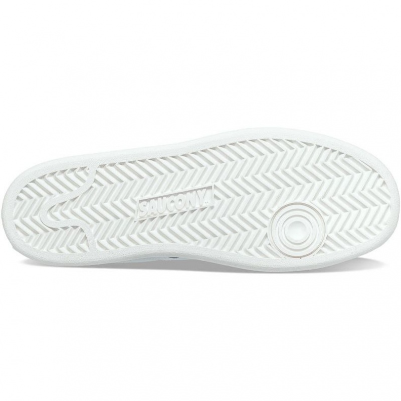 White Saucony Jazz Court PU Women's Sneakers | EGYPT VQDSNC