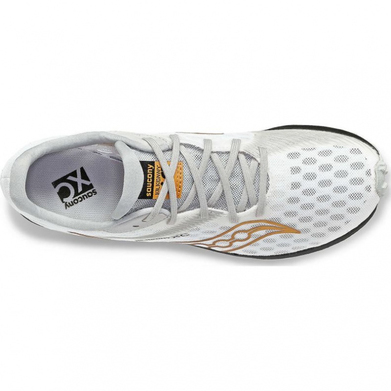 White Saucony Kilkenny XC9 Men's Spikes | EGYPT CEGXYH