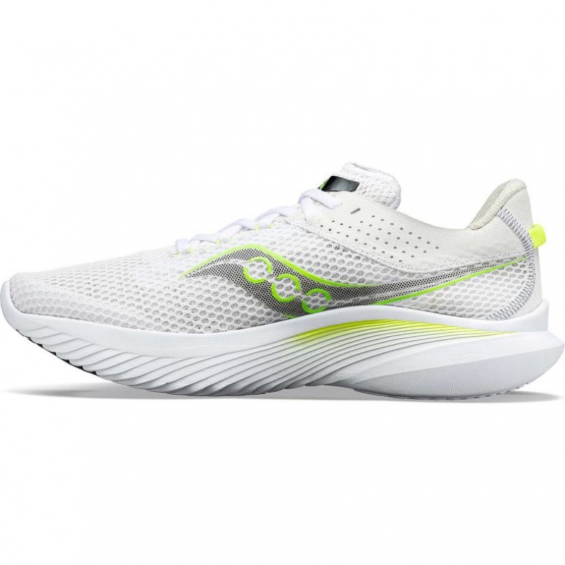 White Saucony Kinvara 14 Men's Running Shoes | EGYPT QCEABJ