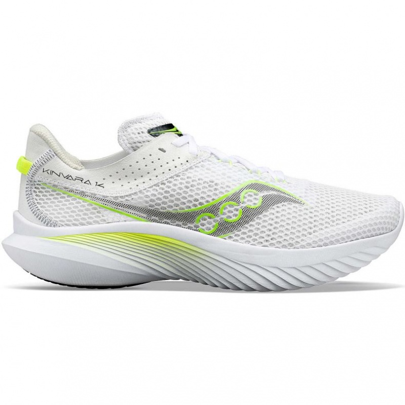 White Saucony Kinvara 14 Women\'s Running Shoes | EGYPT ILWJXK