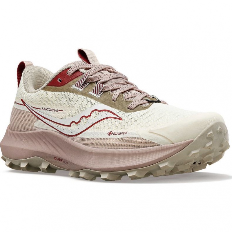 White Saucony Peregrine 13 GTX Women's Trail Running Shoes | EGYPT JZMIWT