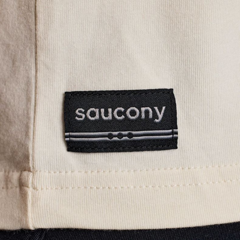 White Saucony Recovery Boxy Women's T-Shirt | EGYPT ABTVCP