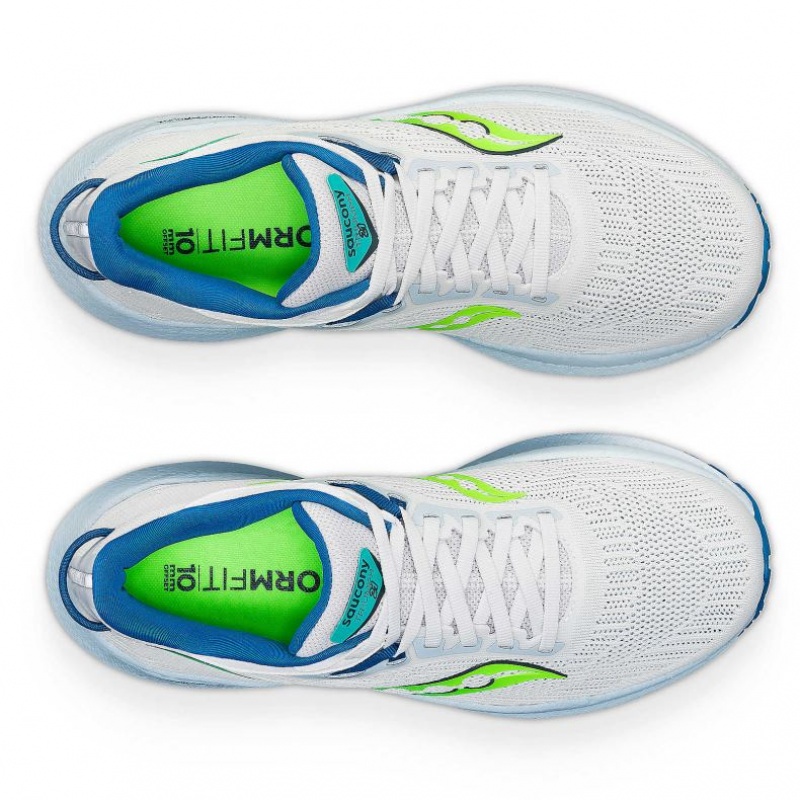 White Saucony Triumph 21 Women's Running Shoes | EGYPT EVGQOT