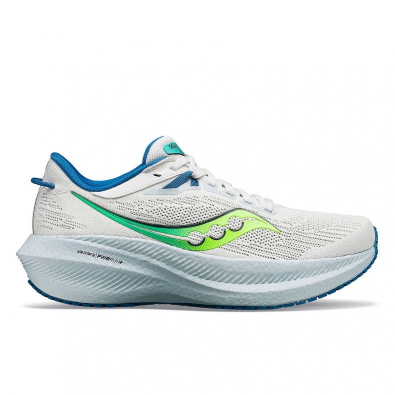 White Saucony Triumph 21 Women\'s Running Shoes | EGYPT EVGQOT