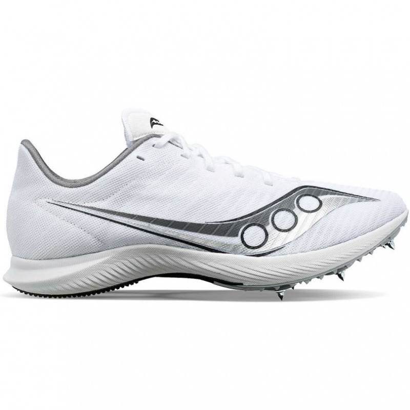 White Saucony Velocity MP Men\'s Running Shoes | EGYPT ZMYTUK