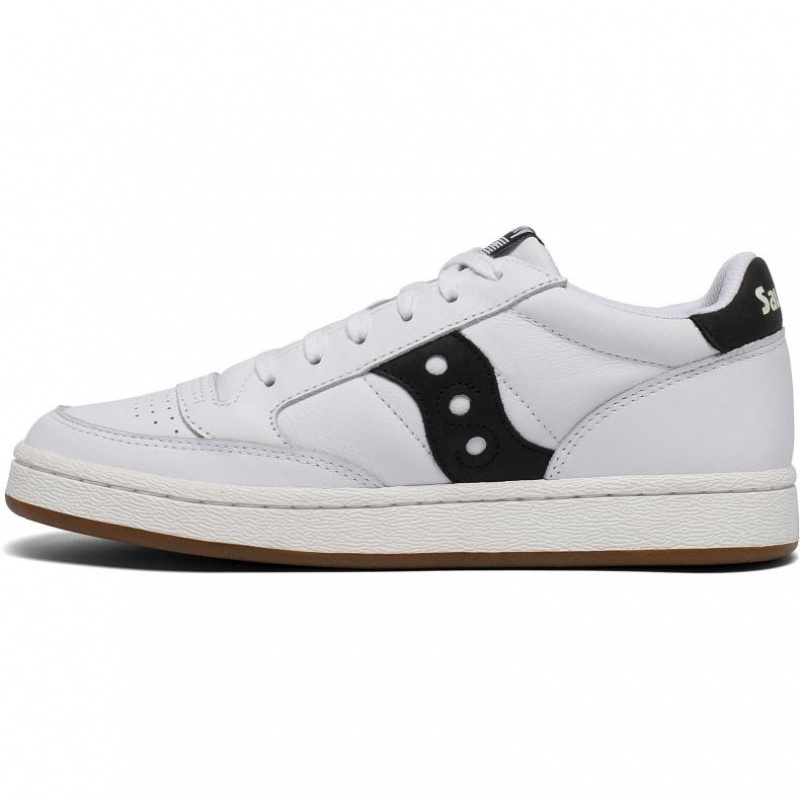 White / Black Saucony Jazz Court Women's Sneakers | EGYPT WTCLFZ