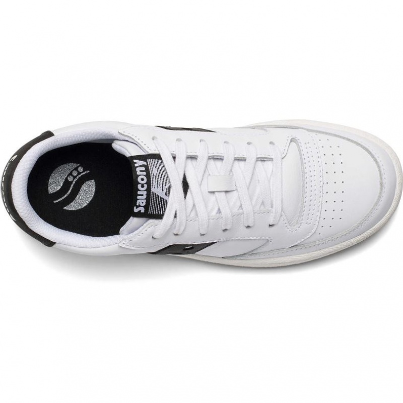 White / Black Saucony Jazz Court Women's Sneakers | EGYPT WTCLFZ