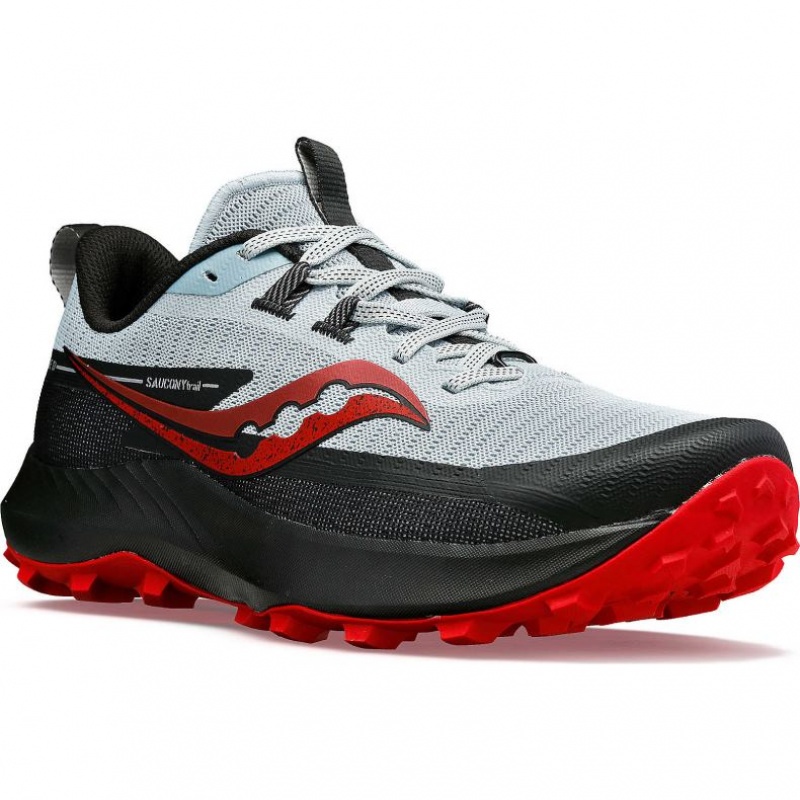 White / Black Saucony Peregrine 13 Men's Trail Running Shoes | EGYPT AIVRSK