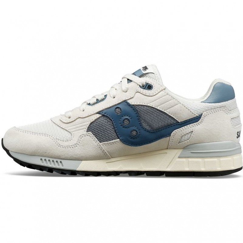 White / Blue Saucony Shadow 5000 Men's Sneakers | EGYPT BRGOYL